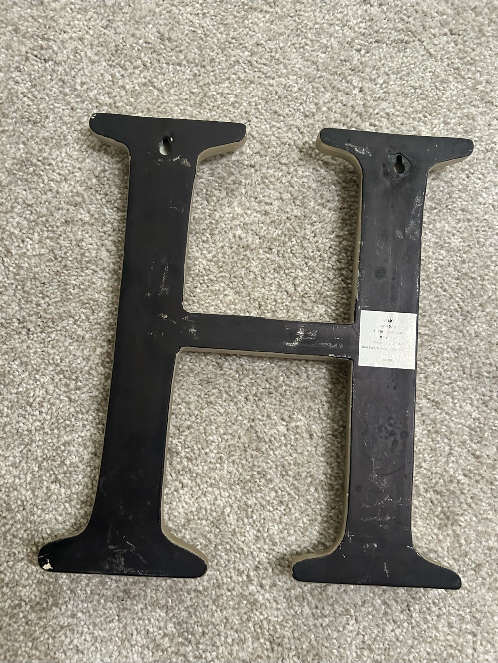 Lightweight letter H - Picture 2 of 3